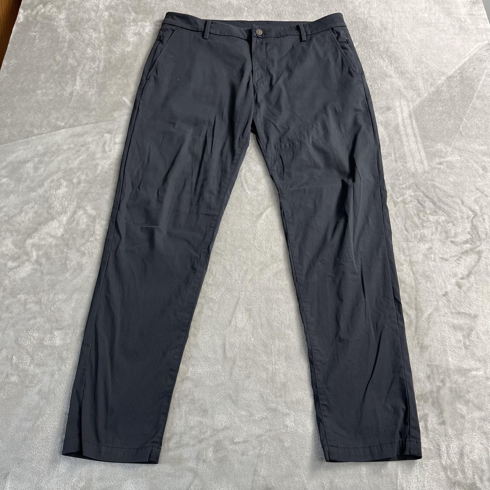 Birddogs Pants Mens 36x32 Blue Stretch Chino Casual Travel Tagless‎ Performance